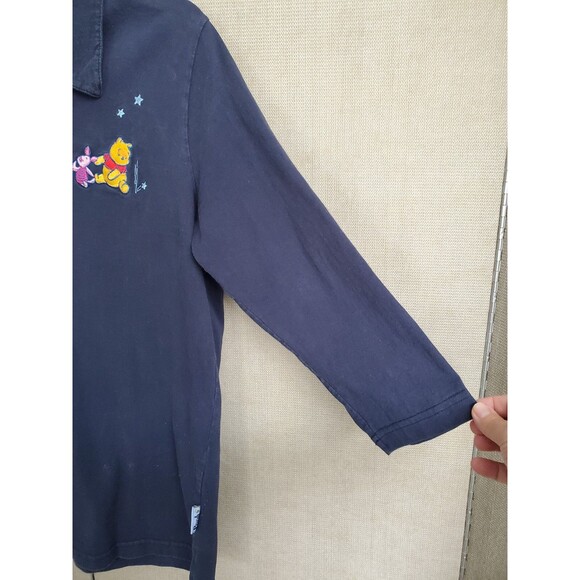 Pooh Disney Winnie The Pooh Piglet Embroidered Polo Shirt Size 14W/16W Vintage - Picture 5 of 7
